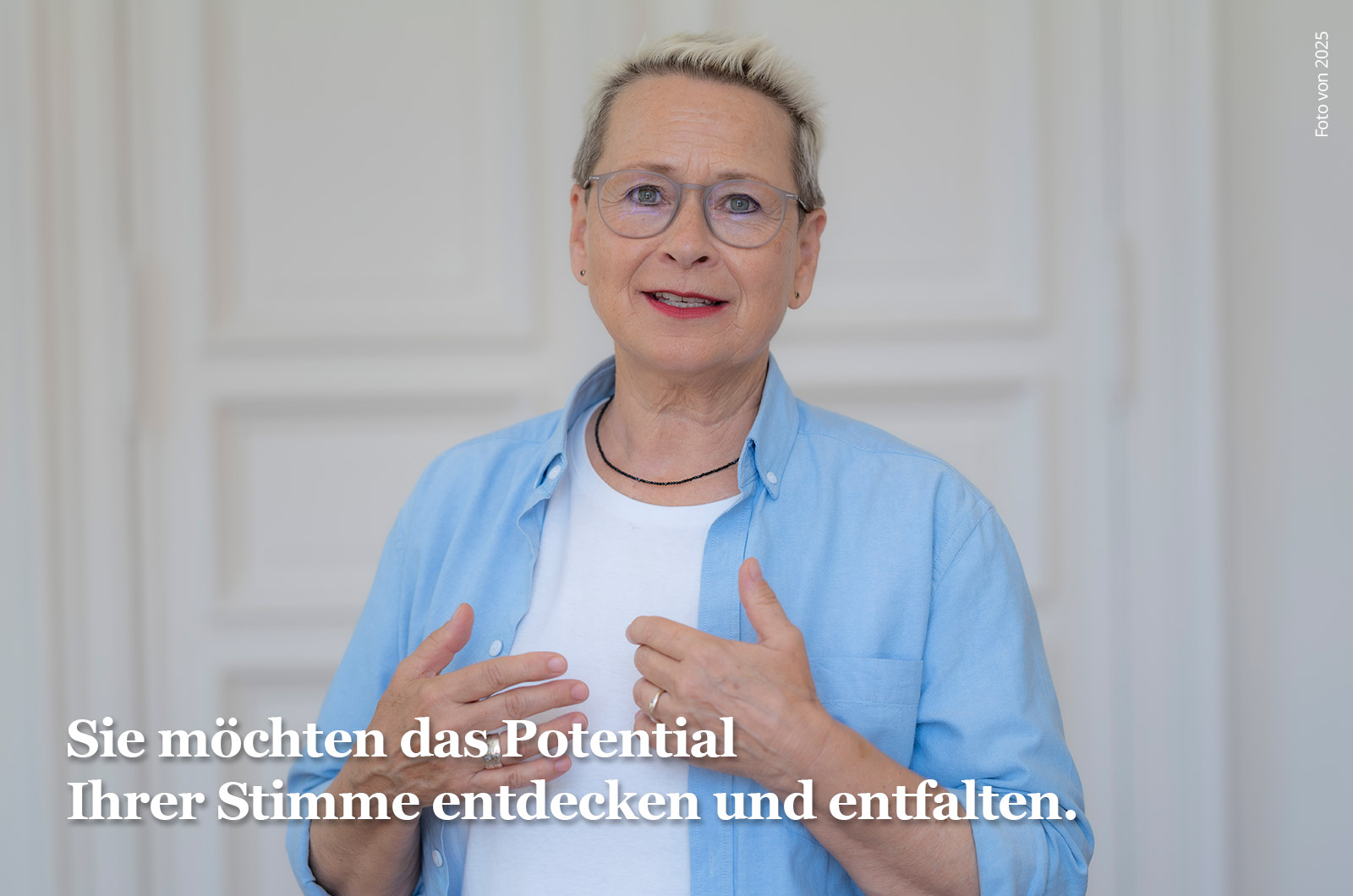 Sie möchten das Potential Ihrer Stimme entdecken und entfalten.